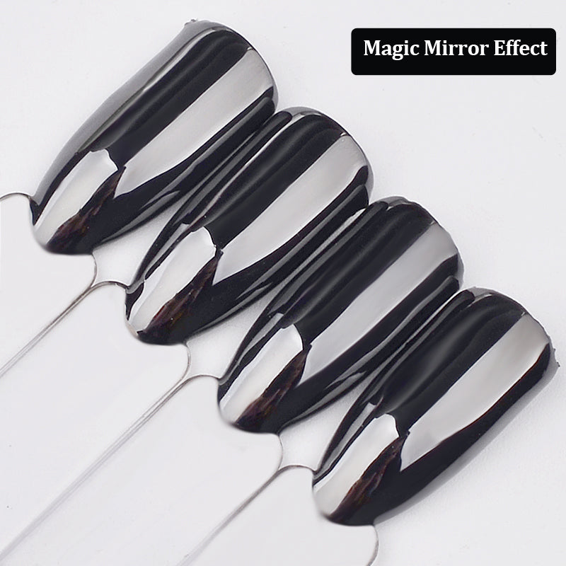 Zoom In Black Nail Glitter