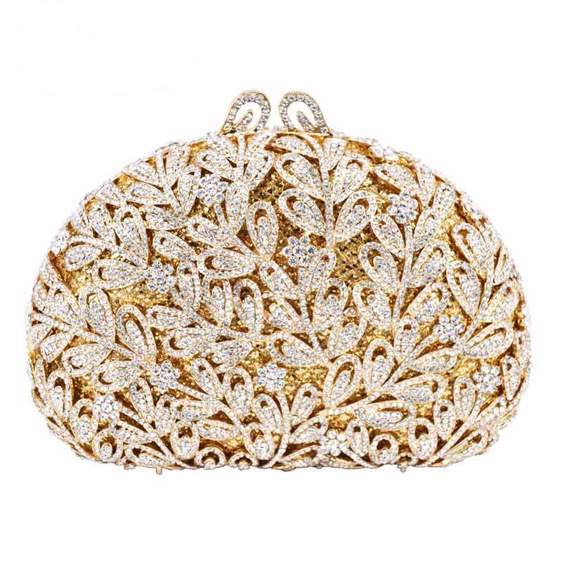 Flower Golden Stones Bag
