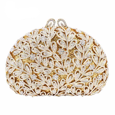 Flower Golden Stones Bag