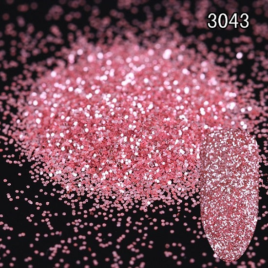 Rose Pink Champagne Nail Powder