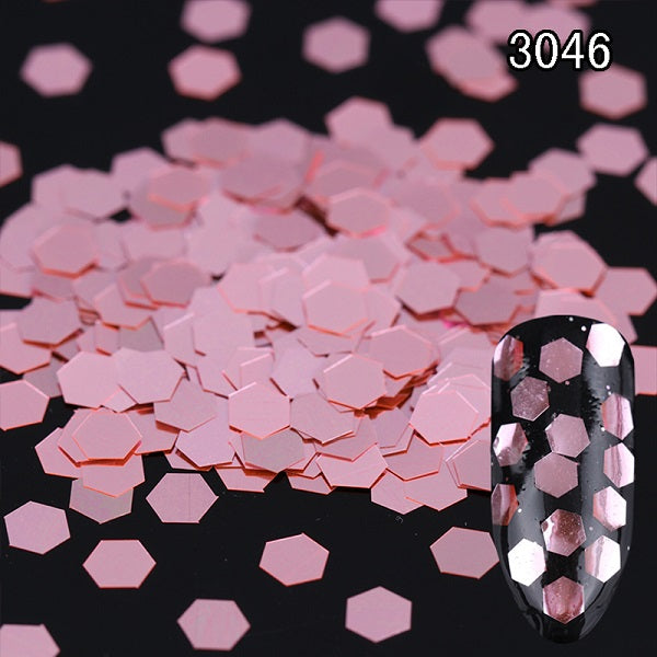 Rose Pink Champagne Nail Powder