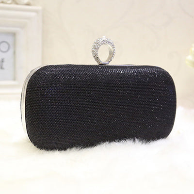 Shining Silver Clutch Bag