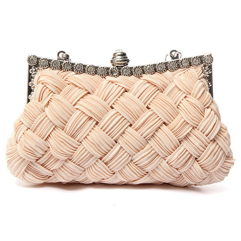 Luxury Knitted Clutch Bag