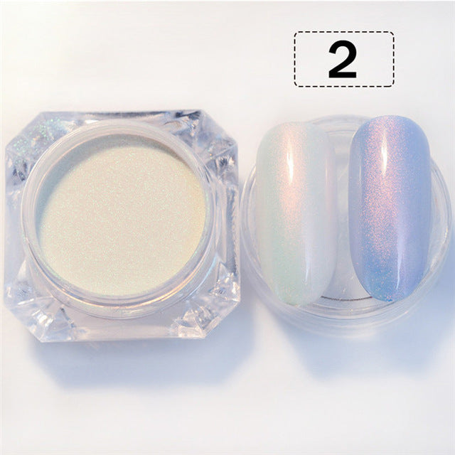 Shiny Dust Nail Art