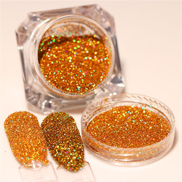 Rose Pink Champagne Nail Powder