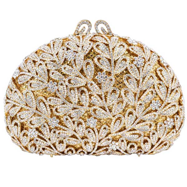 Flower Golden Stones Bag