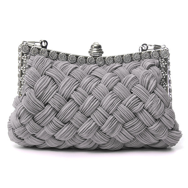 Luxury Knitted Clutch Bag