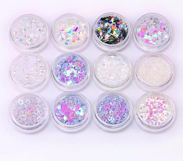 Multi Color Flake Nail Glitter