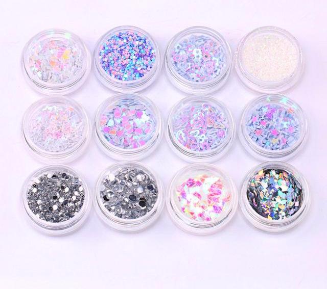 Multi Color Flake Nail Glitter