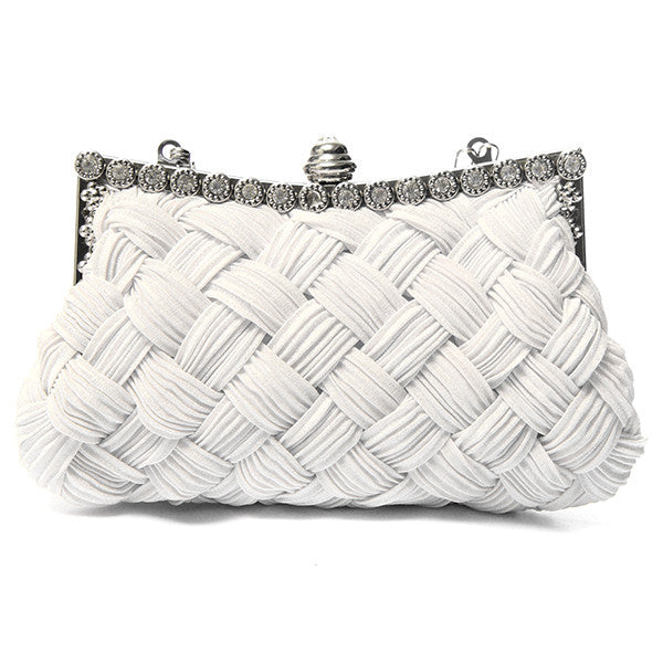 Luxury Knitted Clutch Bag