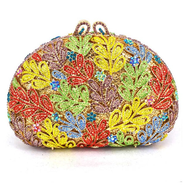 Flower Golden Stones Bag