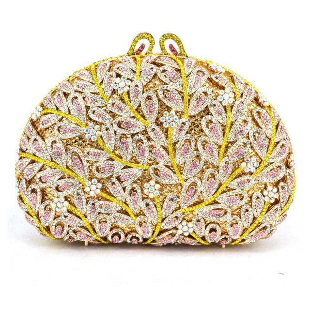 Flower Golden Stones Bag