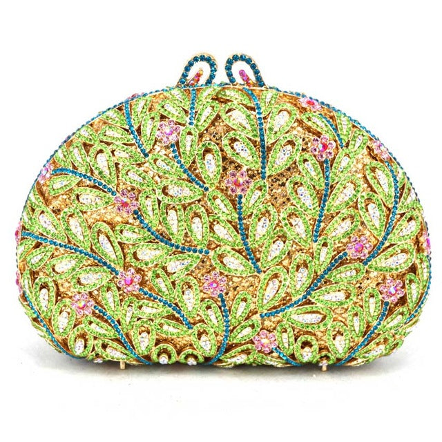 Flower Golden Stones Bag