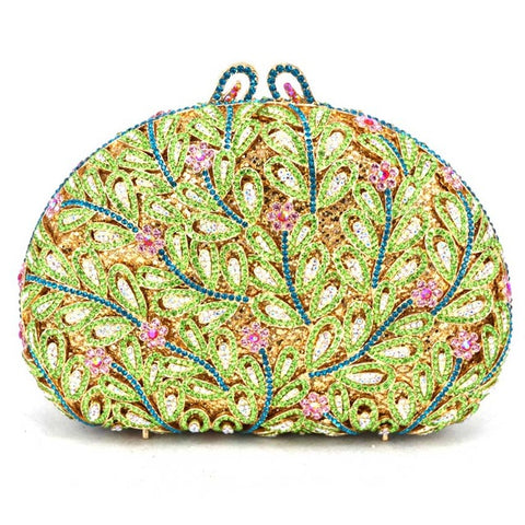 Flower Golden Stones Bag